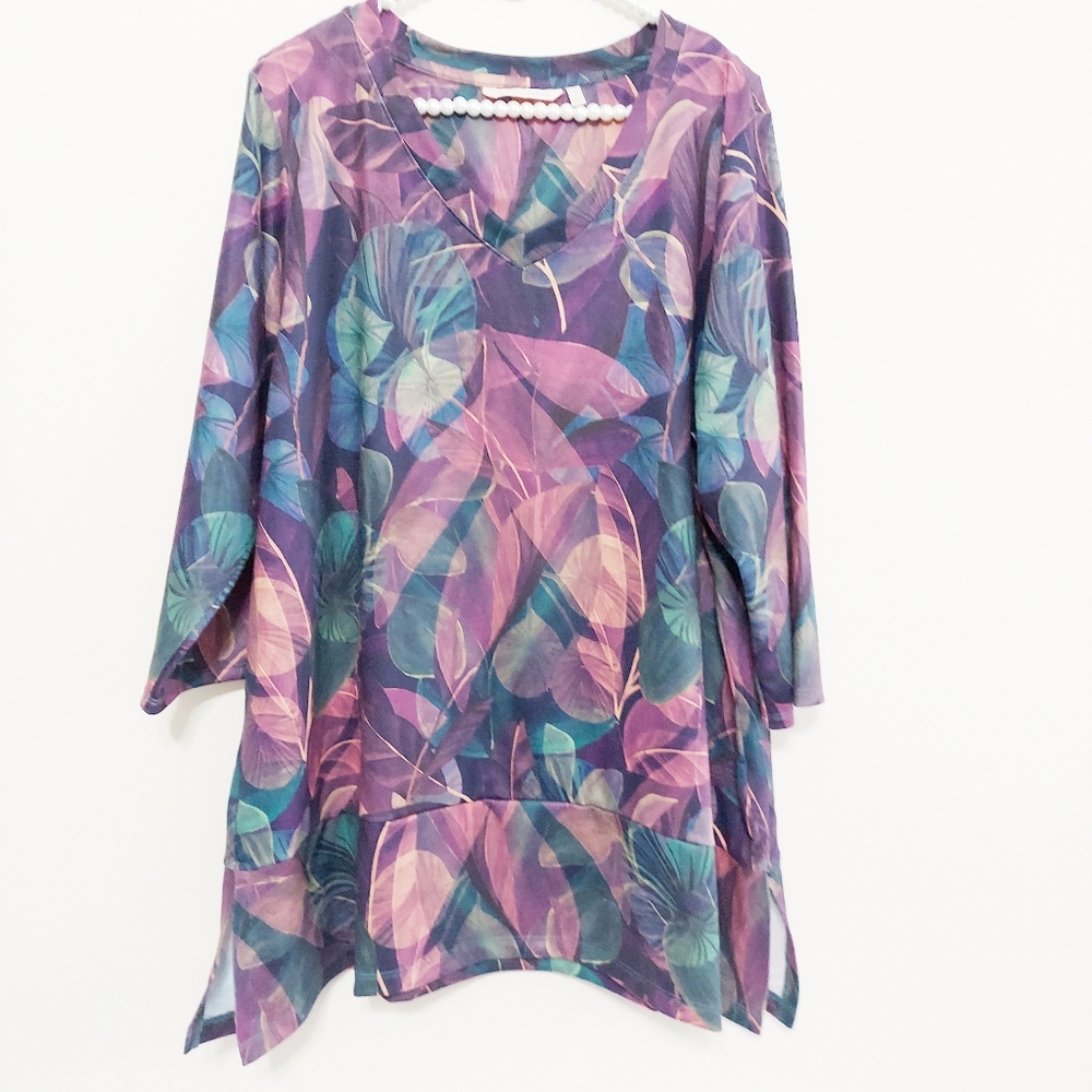Soft Surroundings Floral Print Tunic